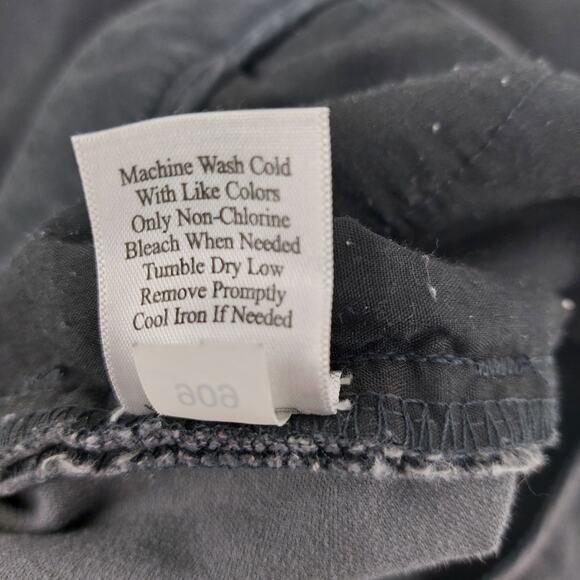 Coldwater Creek Velour Faded Black Pants with Pockets Size 8 - Picture 5 of 15